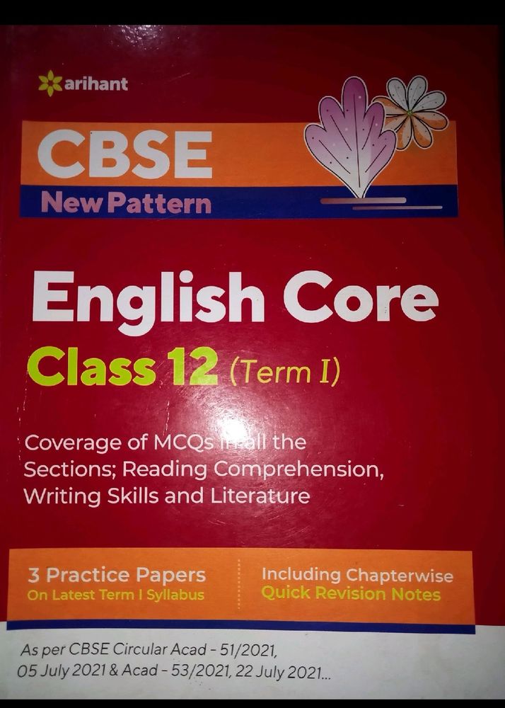 CBSE Arihant : English Core Class 12
