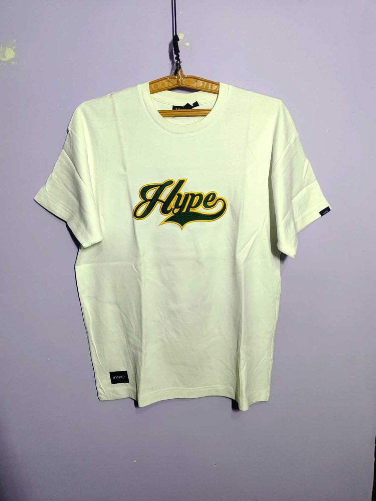 Hype White Graphic Tee