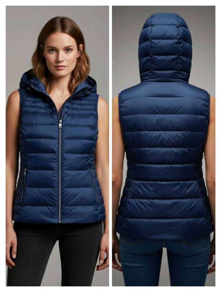 Esprit Hooded Sleevless Parka Jacket bust 36