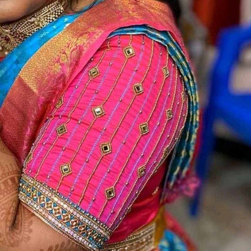 Aari Blouse At Very Cheap Rate
