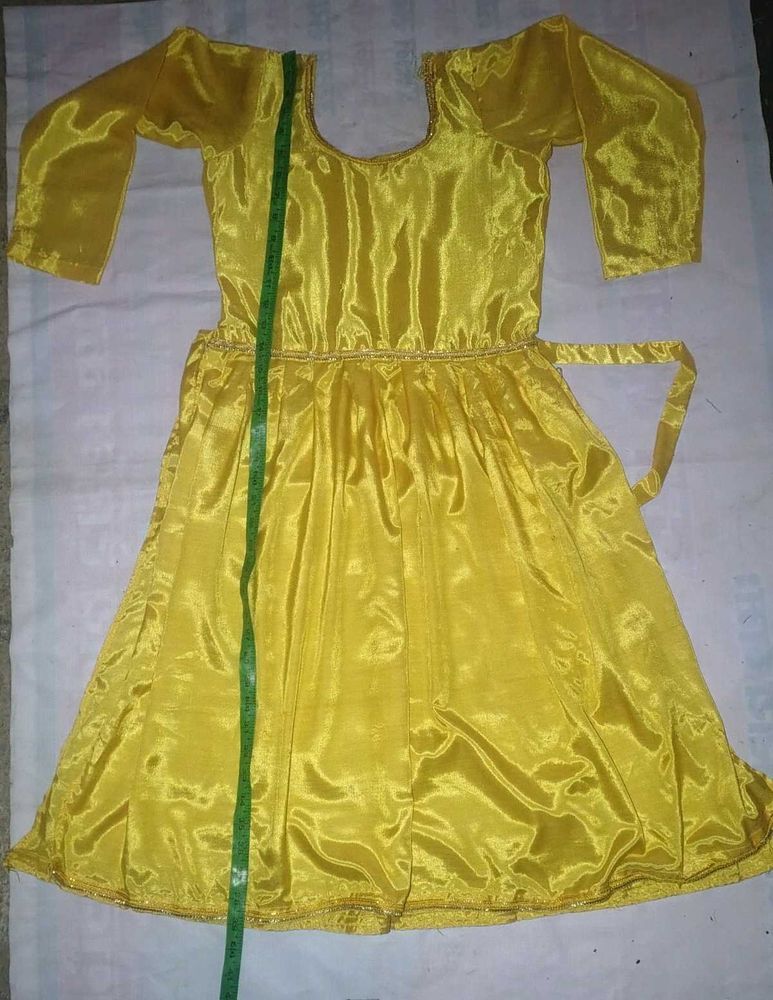 yellow suit silk