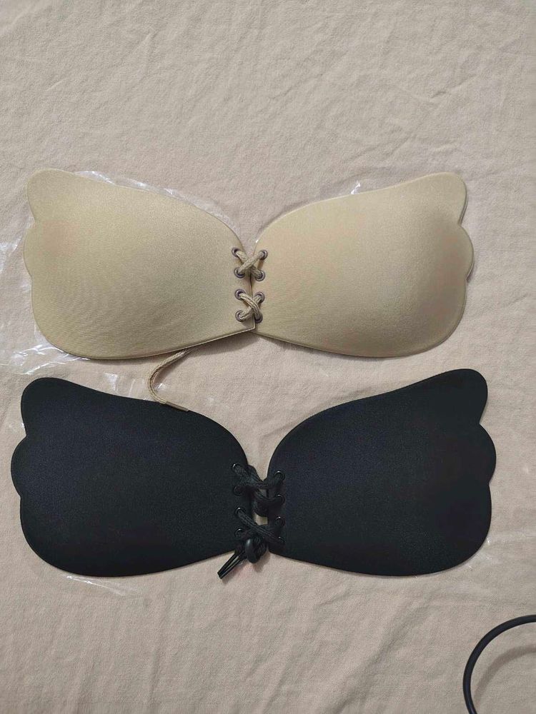 Free Size Sticky Padded Bra Combo