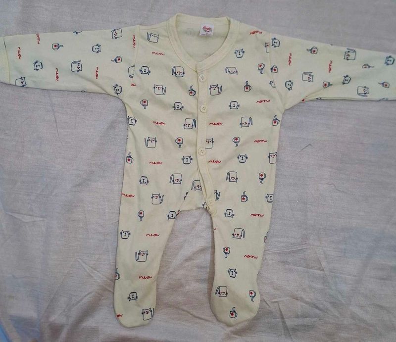 Cute Patterned Baby Onesie