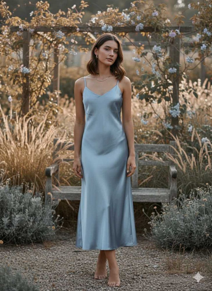 Elegant satin Slip Dress
