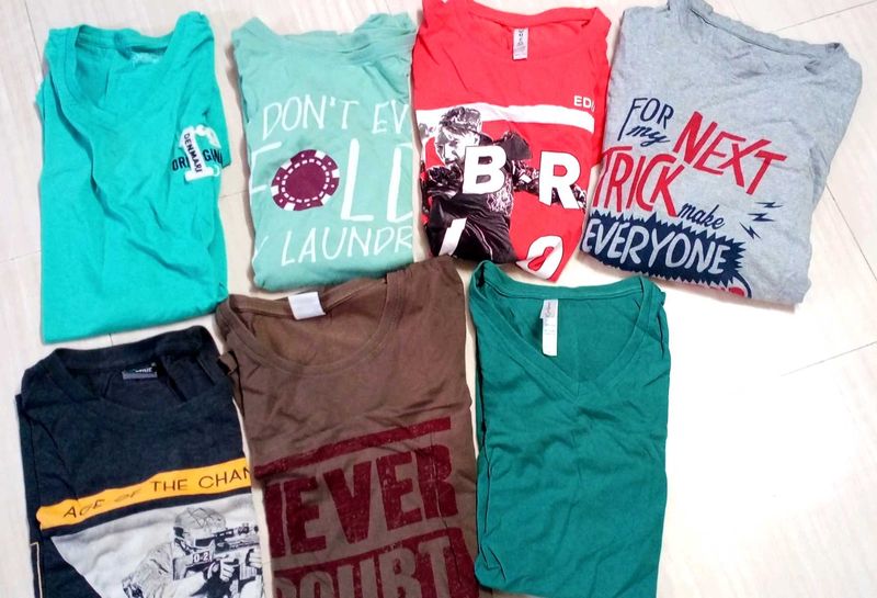 7 Tshirt  Combo
