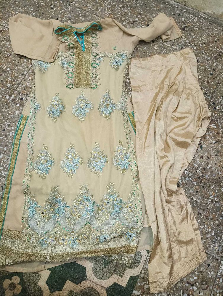 Elegant Embroidered Salwar Suit