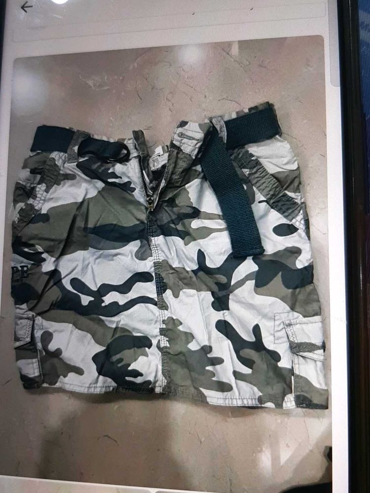 Camo Cargo Shorts