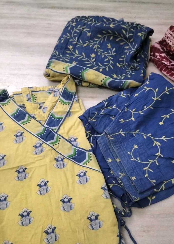Printed Cotton Salwar Kameez Suit