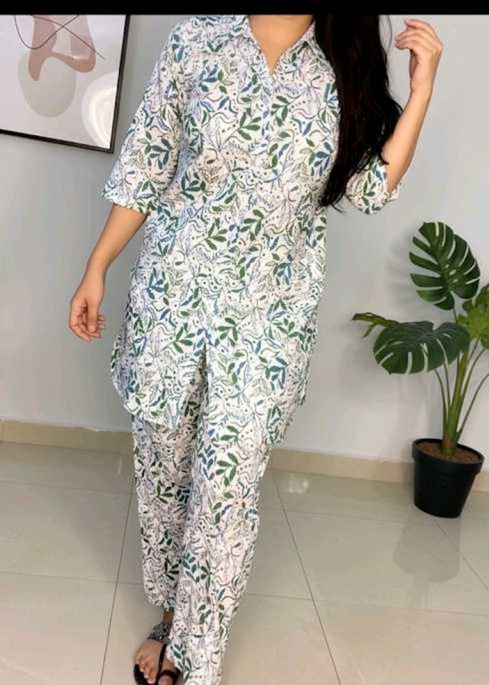 Floral Kurta Set/ co-ord set