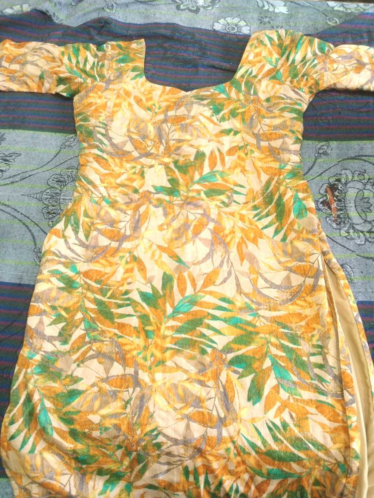 Floral Print Kurta