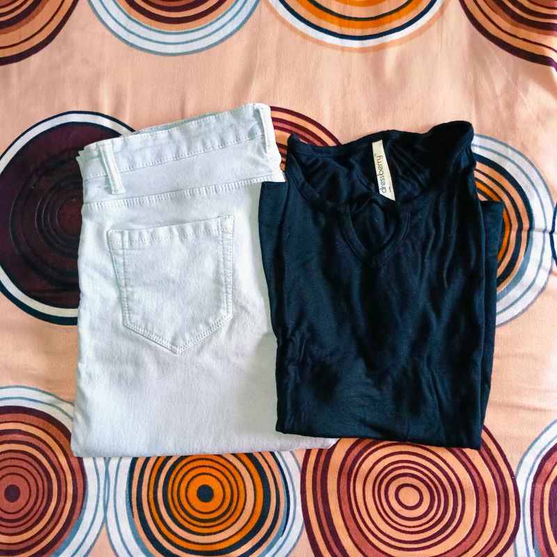 🛍️T-Shirt &amp; Jeans Set⭐⭐⭐⭐⭐