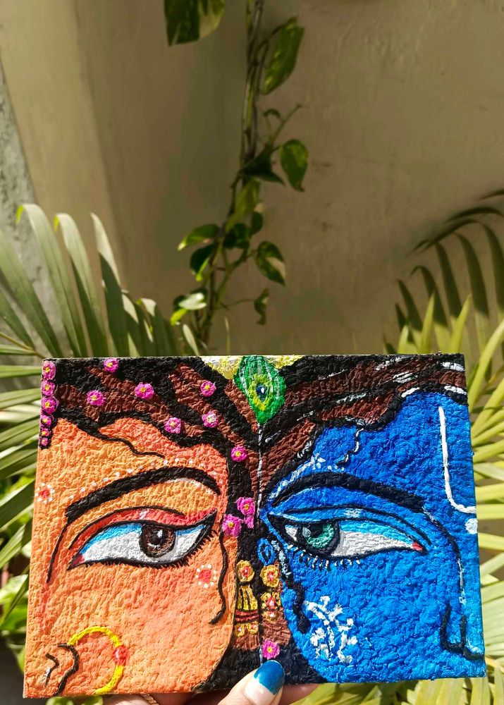 Radha Krishna Handmade Art