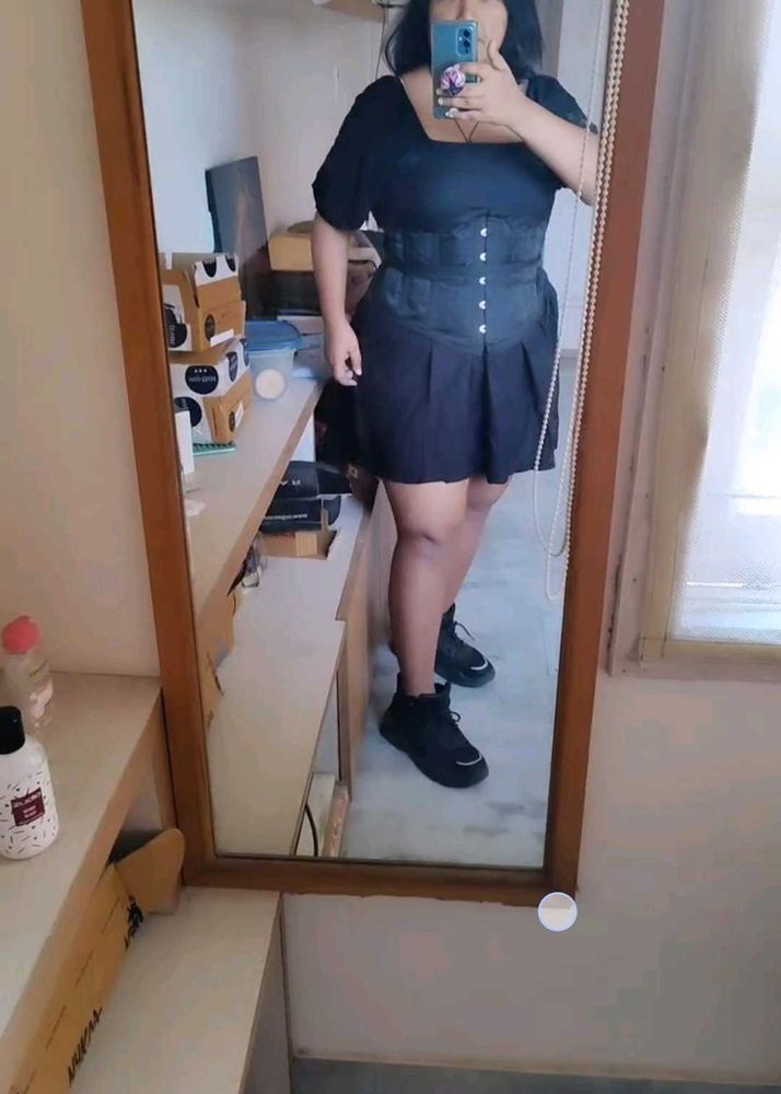 Gothic Plus Size Black Dress