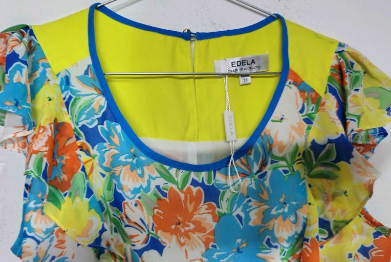 Dubai Imported Edela Floral Sheer Dress