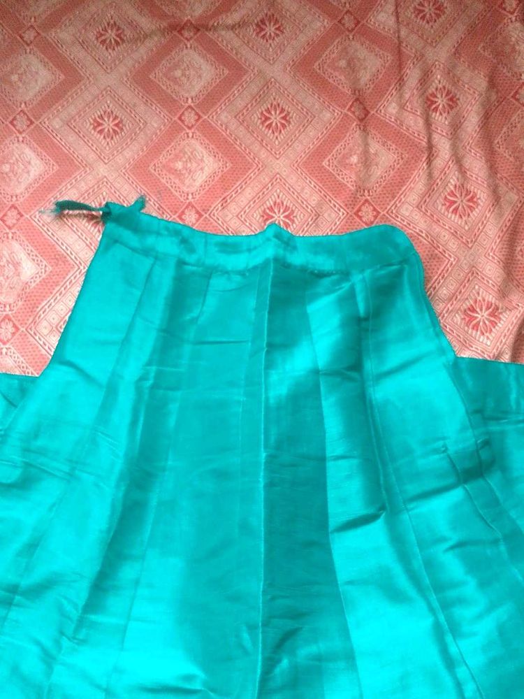 Teal Ethnic Skirt