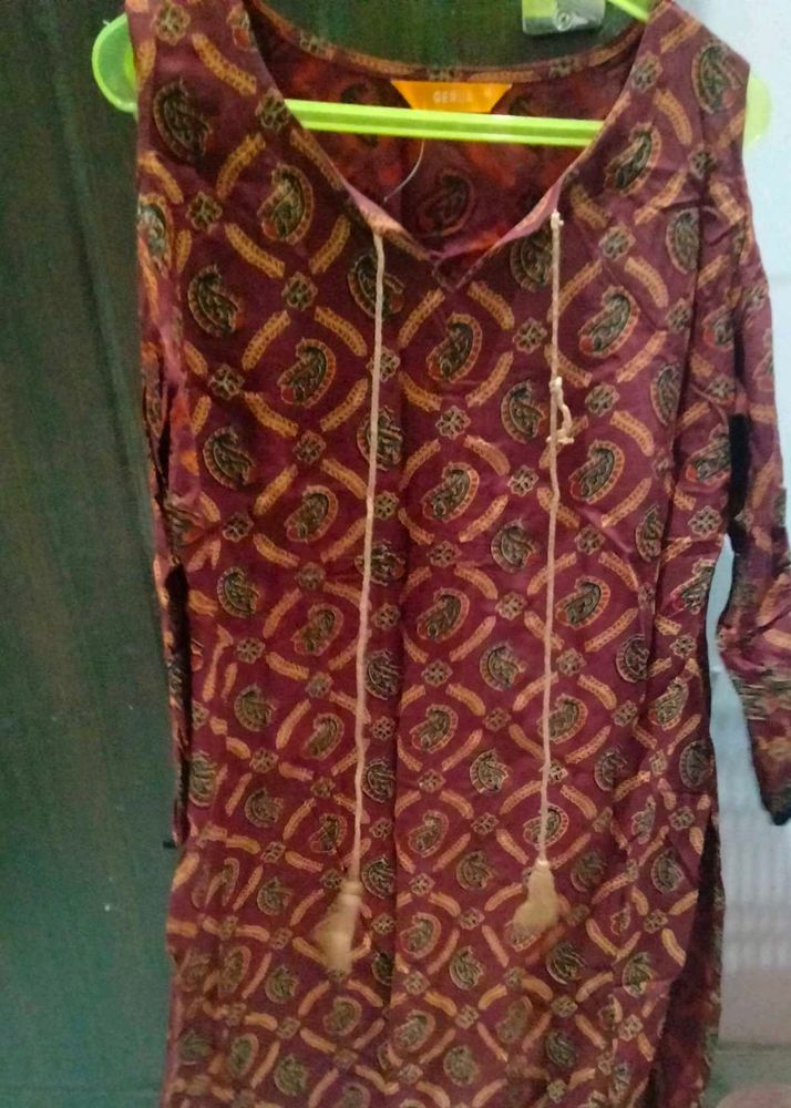 Paisley Print Kurta