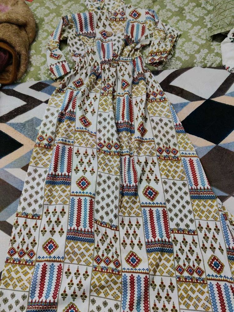 Patterned Maxi Dress