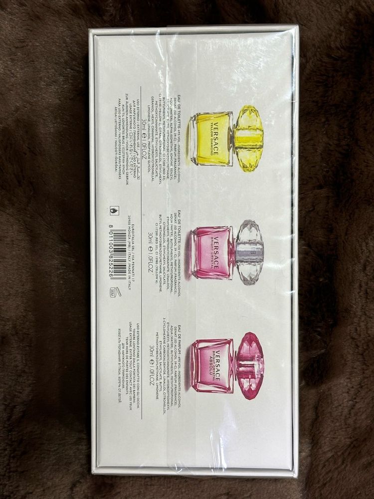 Versace Perfume Set Of 3 Different Fragrance