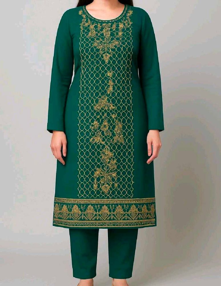 Elegant Embroidered Kurta Set
