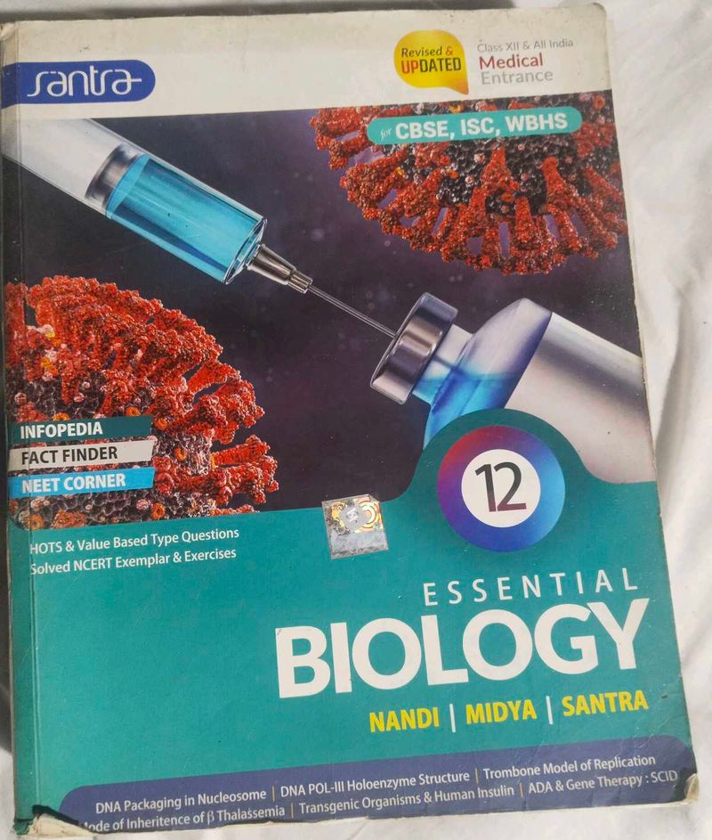 Essential Biology Textbook - Class 12