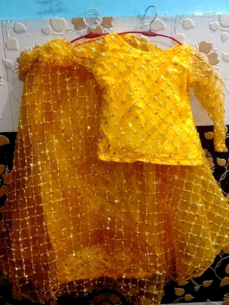 Haldi Special Lehenga Choli 4 Se 6 Sal Ki Ladkiyon