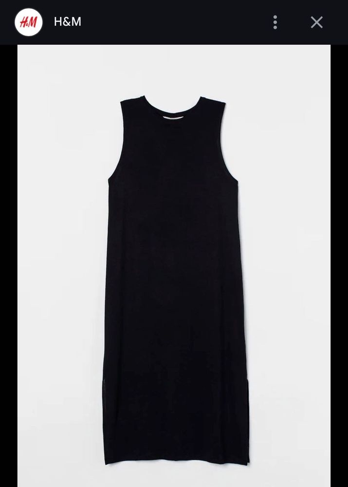 BRAND NEW Sleeveless Black Maxi Dress