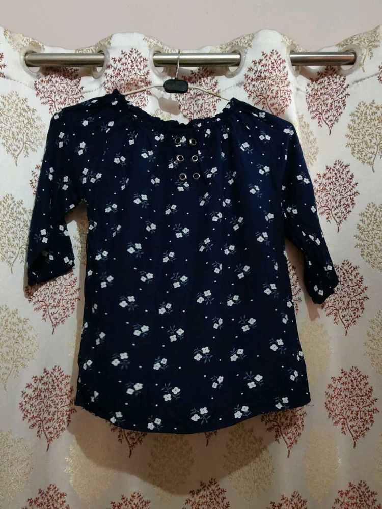 Women Blue Rayon Top 💙
