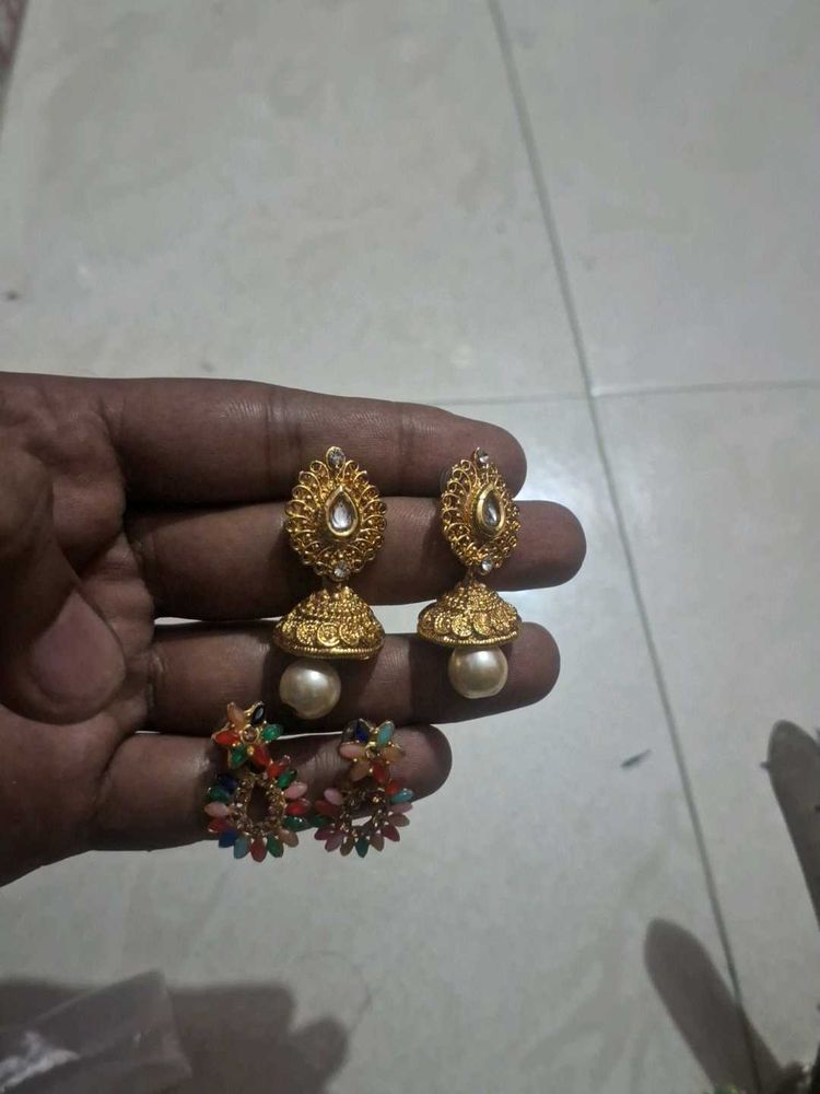 Earrings - Jhumkas &amp; Studs