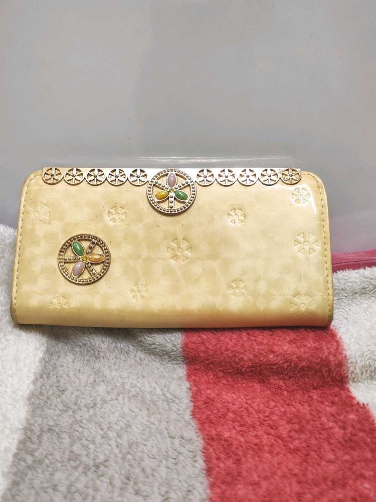 Part Floral Wallet