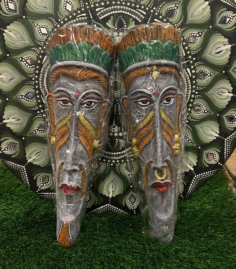 Ethnic Wall Masks..new Piece
