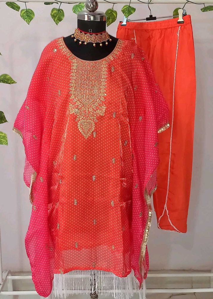 Bright Pretty Kaftan Suit