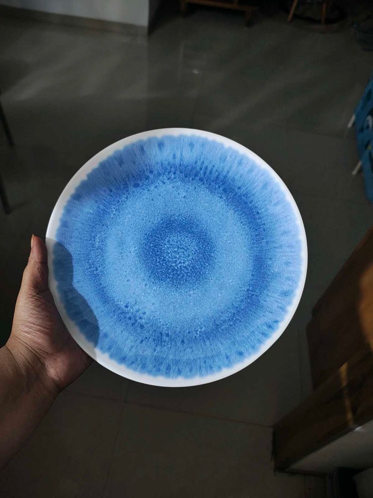 Melamine Aqua Ocean Effect Jwellery/Snack Tray
