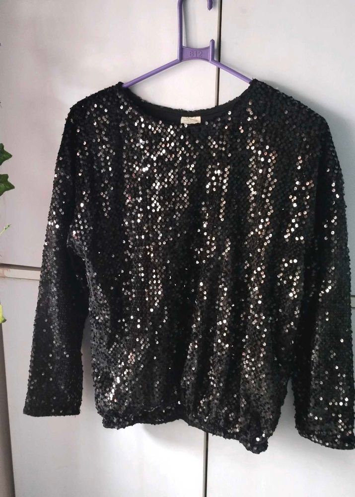 Zara Embellished women black Top