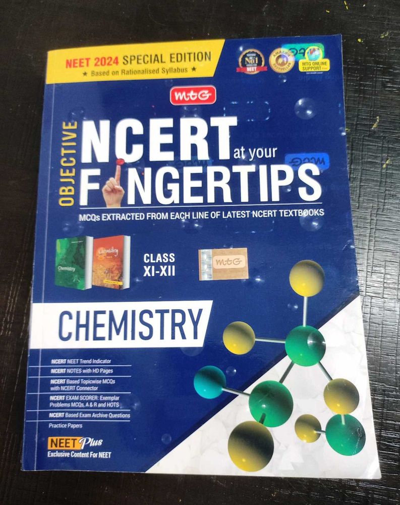 NCERT Objective Chemistry, 11-12 NEET 2024 SPL Edi