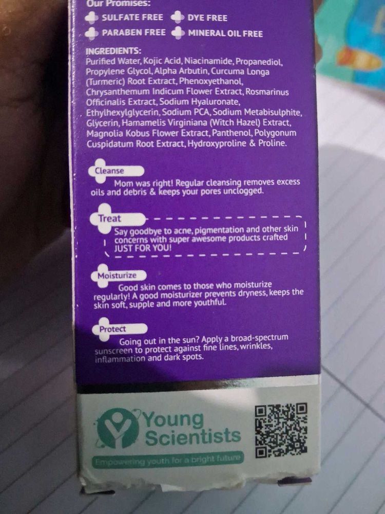 Young Scientists Moisturizer