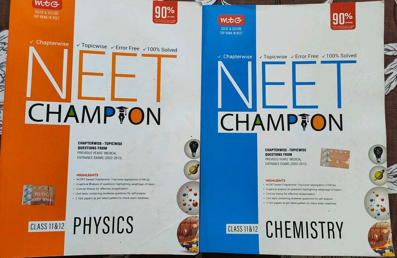 NEET Champion Physics &amp; Chemistry Books