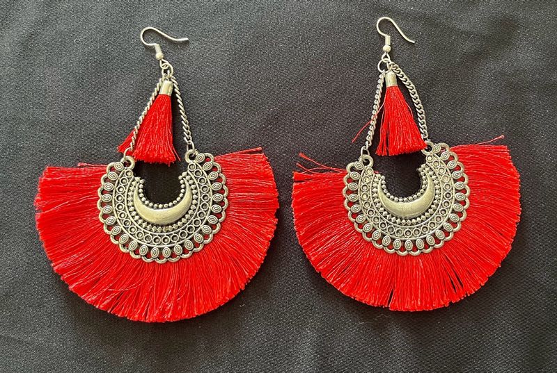 Thread Work Earrings