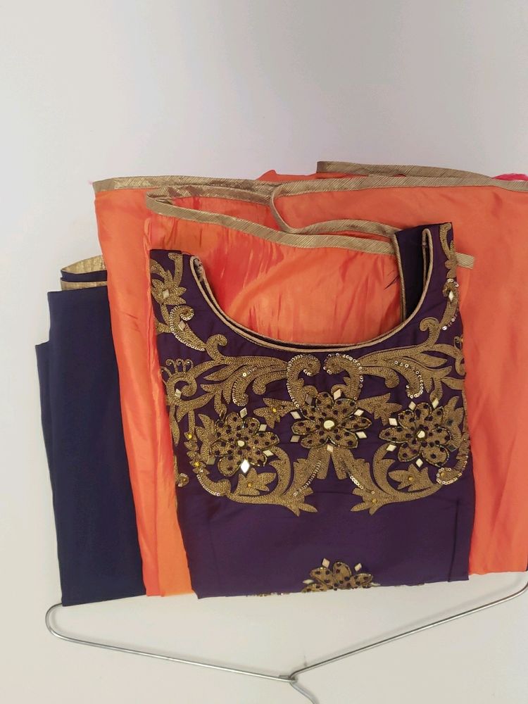 Gown With Dupatta &amp; Legging