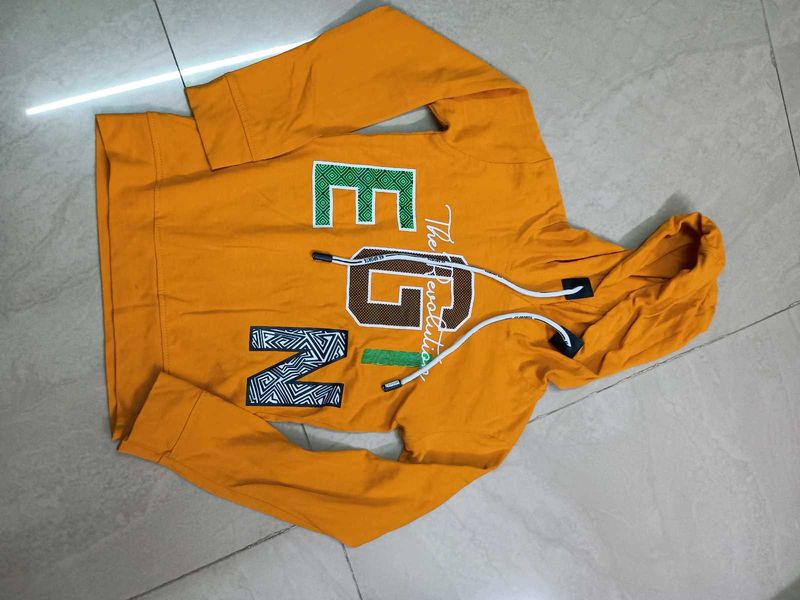 Graphic Hoodie - Mustard Yellow