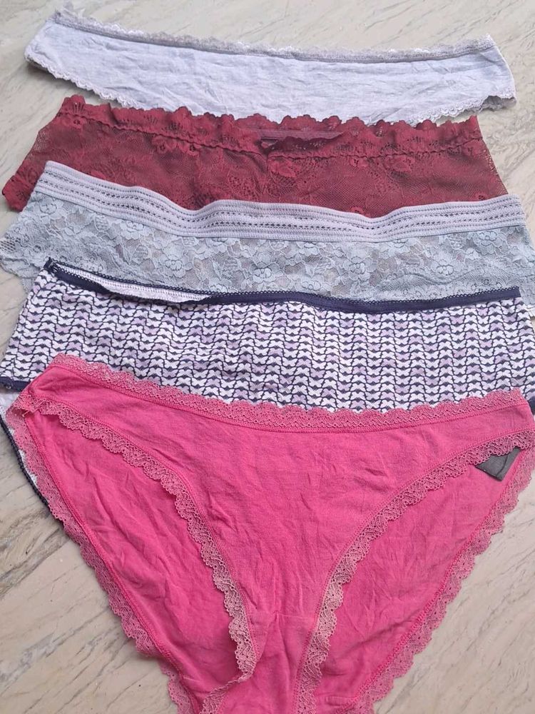 combo Of Five Imported Fabric Panty