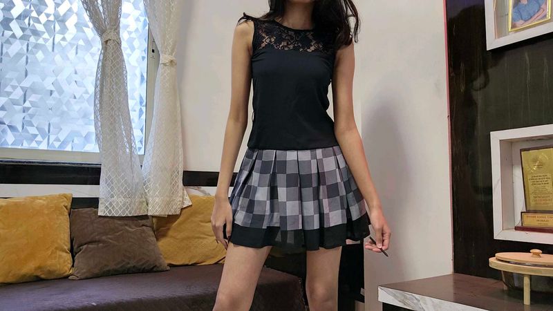 Cute Plaid Mini Skirt