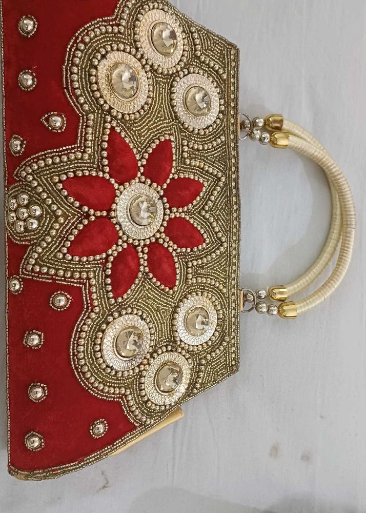 Elegant Beaded Clutch