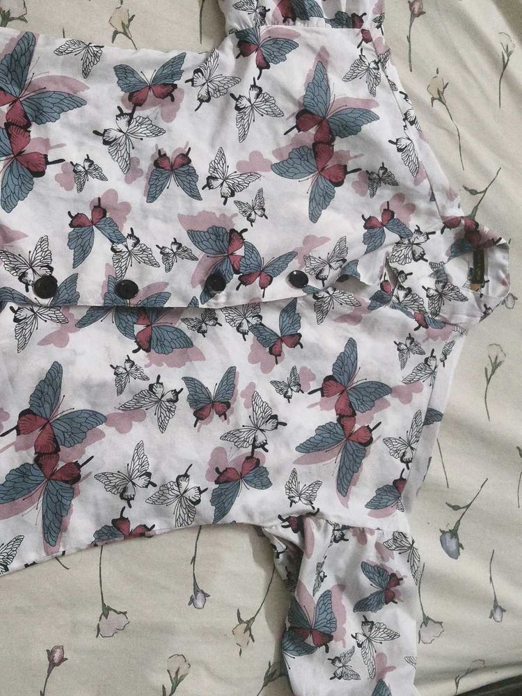Butterfly Print Shirt