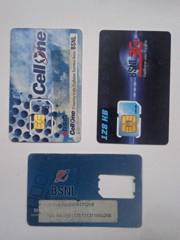 3 BSNL SIM Card Holder