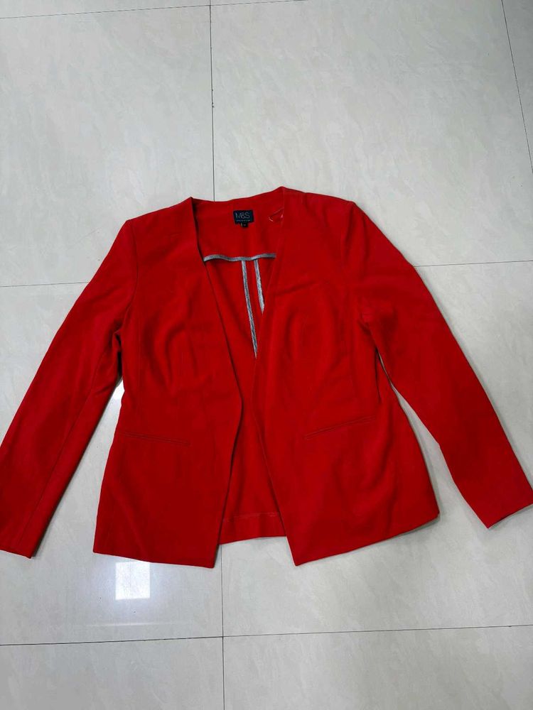Red Blazer Jacket