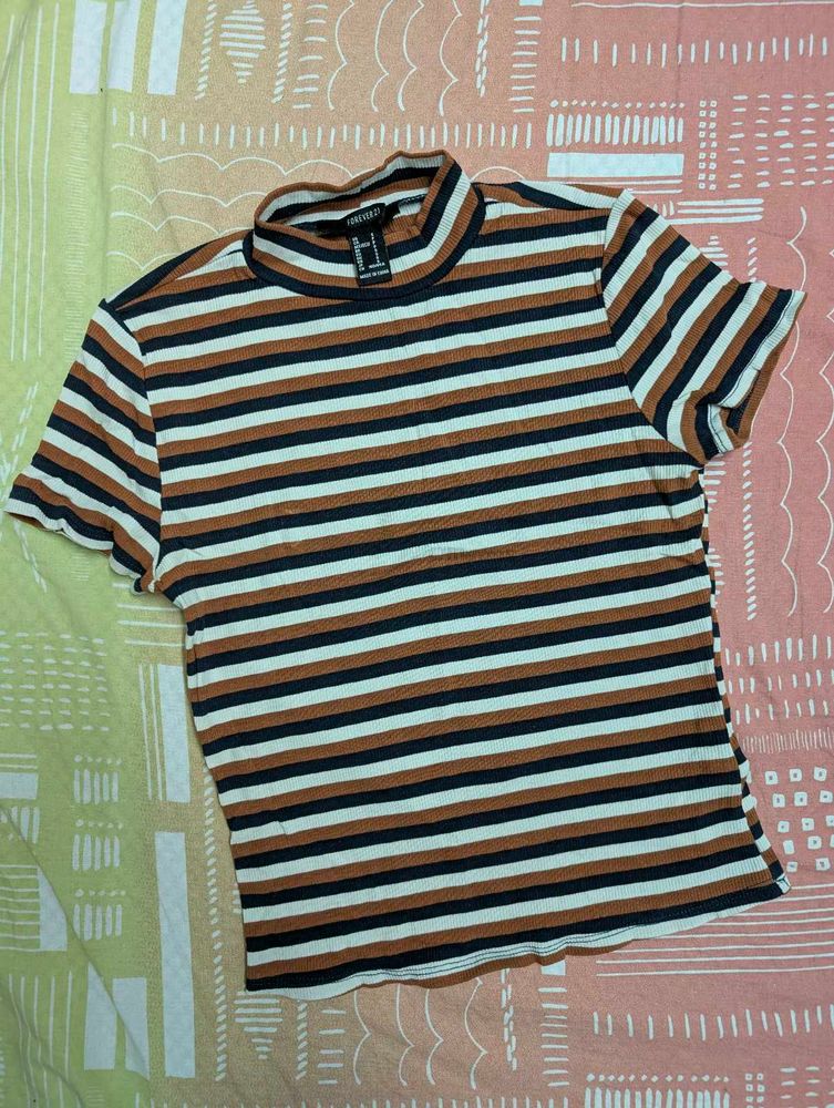 Forever 21 Striped Top