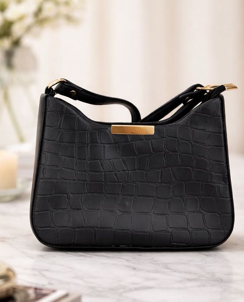 Chic Black Shoulder Bag