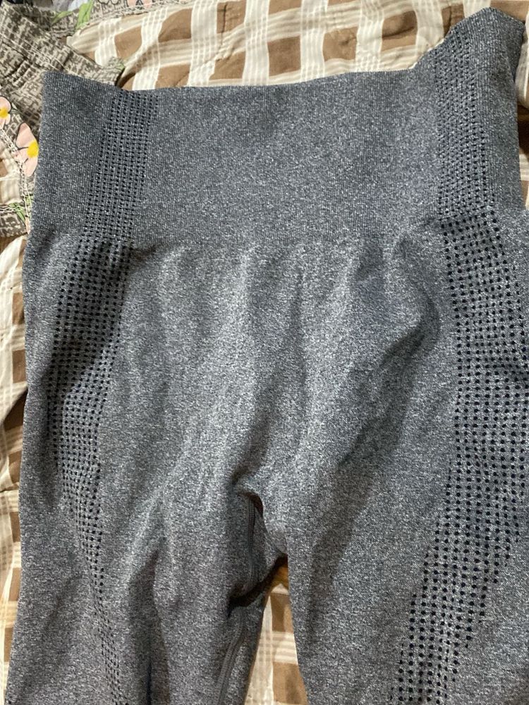 Gray Active Leggings