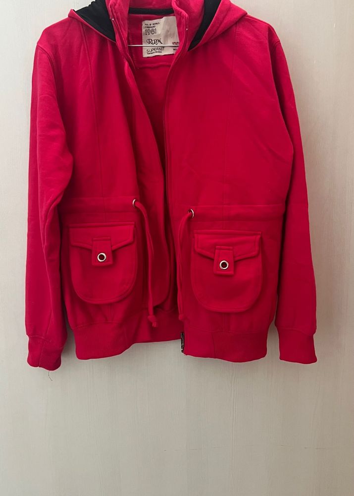 pink hoodie almost new