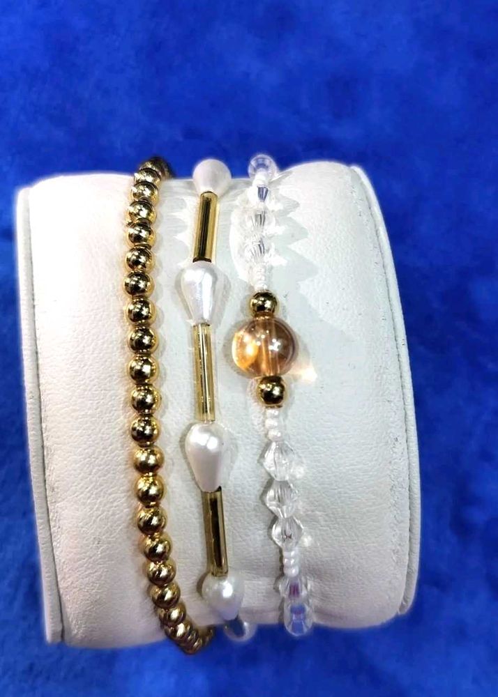 Beaded Bracelet stack